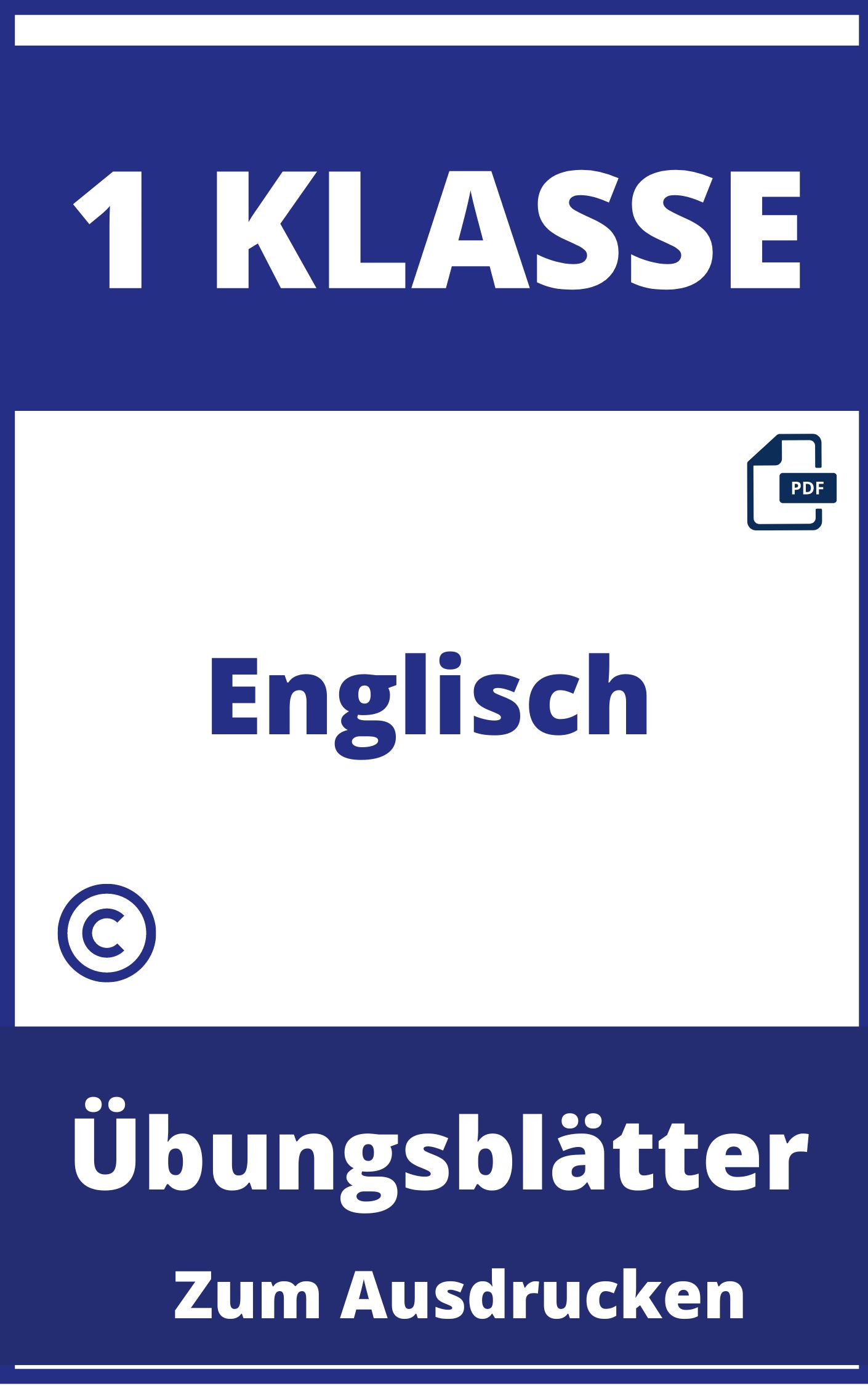 Übungsblätter Englisch
 Englisch übungsblätter 1 Klasse